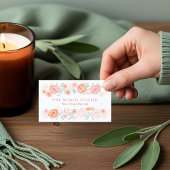 手描エレガントき植物学フローララインアートガーリー 名刺