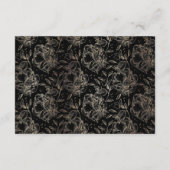 手描エレガントき植物結婚披露宴 エンクロージャーカード (裏面)