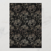 手描エレガントき植物結婚披露宴 メニュー (裏面)