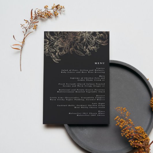 手描エレガントき植物結婚披露宴 メニュー