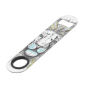 手描カッコいいきスケッチと水彩獅子デザイン スピード栓抜き (正面アングル)