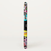 手描カラフルき抽象芸術Iモノグラムイニシャル Case-Mate iPhoneケース (裏面/右)