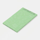 手描パーソナライズされたき学校用品パターンPo ポストイット (アングル)