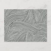 手描ミニマルきの緑の造幣局植物結婚局 インビテーションポストカード (裏面)