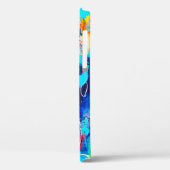 手描モダンき数々の混色メディアアートc Case-Mate iPhoneケース (裏面 / 左)