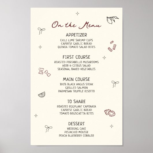 手描予測できなきマルーン ポスター (正面)