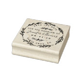 手描素朴きリース日付の保存 ラバースタンプ (スタンプ)