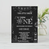 手描航海のきセーラー一歳 招待状 (スタンド正面)