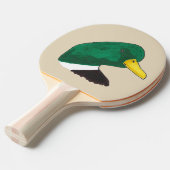 手描芸術的きマラードアヒル 卓球ラケット (正面アングル)