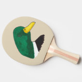 手描芸術的きマラードアヒル 卓球ラケット (横)