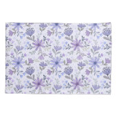 手描魅力的き花枕ケース 枕カバー (裏面)