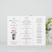 手摘素朴み花三重ウェディングプログラム (スタンド正面)