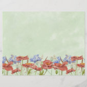 手摘素朴み花三重ウェディングプログラム (裏面)