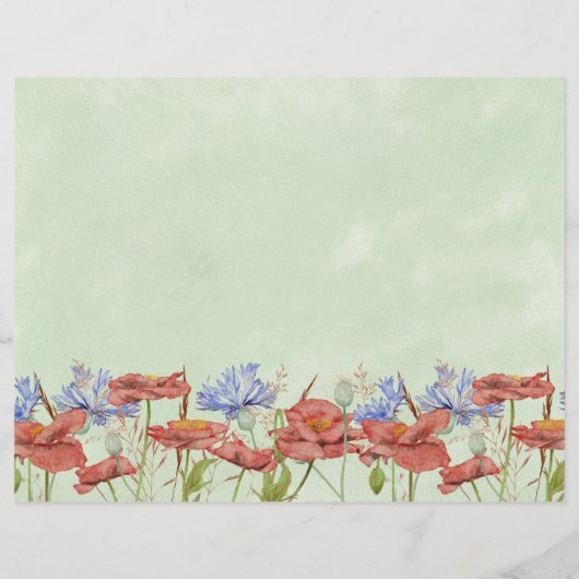 手摘素朴み花三重ウェディングプログラム (裏面)