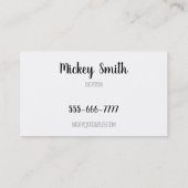 手摺り名刺 名刺 (裏面)