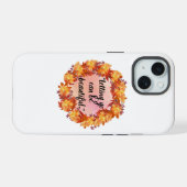 手放すことも美しい iPhone 15ケース (裏面横)