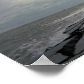 手放すサーフィン ポスター (角)