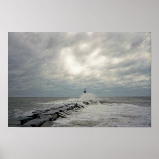 手放すサーフィン ポスター (正面)