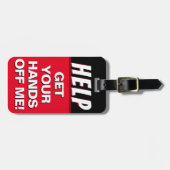 手救済を離して荷物タグ ラゲッジタグ (正面横)