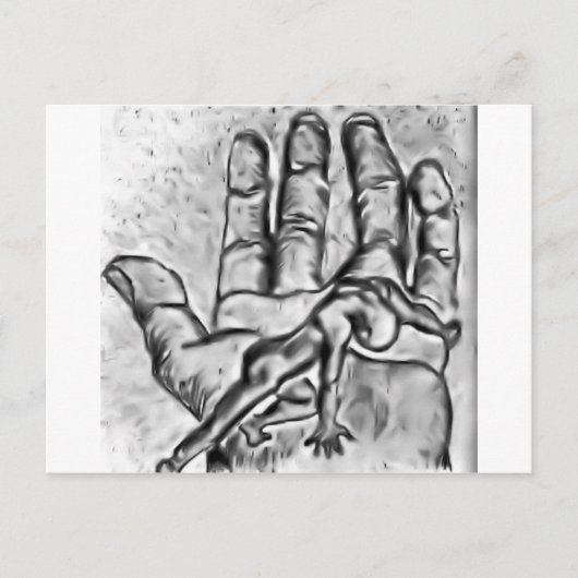 手救済。 ポストカード (正面)