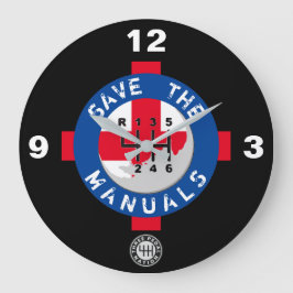 手救順 ラージ壁時計