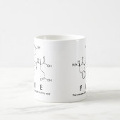 手数料ペプチド名mug コーヒーマグカップ (中央)