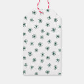 手文字すべて穏やかである全て明るい緑 ギフトタグ (裏面)