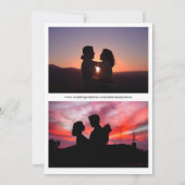 手文字のメダリオン写真 セーブザデート (裏面)