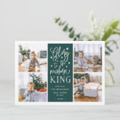 手文字の栄光 |クリスマスフォトコラージュカード シーズンカード (スタンド正面)