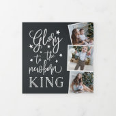 手文字の栄光 |写真数々の 三つ折りクリスマスカード (カバー)