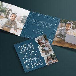 手文字の栄光 |写真数々の 三つ折りクリスマスカード