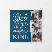 手文字の栄光 |写真数々の 三つ折りクリスマスカード (カバー)