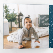 手文字の栄光 |写真数々の 三つ折りクリスマスカード (内部最初)