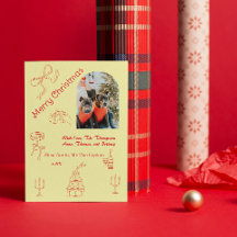 手書お洒落きのクリスマス