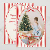 手書お洒落きクリスマスフォト シーズンカード (正面/裏面)