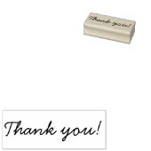 手書きありがとうございます ラバースタンプ (押印)
