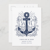 手書きいかり日付の保存 案内ポストカード (正面/裏面)