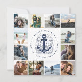 手書きいかり |フォトコラージュ日付を保存 セーブザデート (正面)