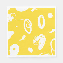 手書きおもしろい曲線デザイン紙