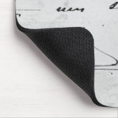 手書きおよび署名 マウスパッド (コーナー)