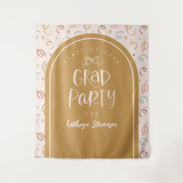 手書きお洒落紙吹雪グラードパーティー背景 タペストリー