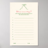 手書きでダウンロード可能な場所で彼らはゲーム ポスター (正面)