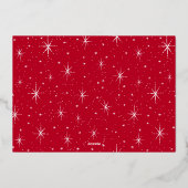 手書きで明メリーるい写真 箔シーズンカード (裏面)