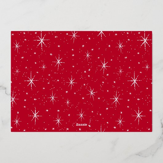 手書きで明メリーるい写真 箔シーズンカード (裏面)