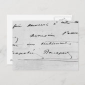 手書きと署名 ポストカード (正面/裏面)