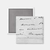 手書きと署名 マグネット (正面/裏面)