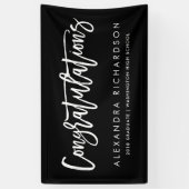 手書きのお祝い|の卒業生 横断幕 (縦)