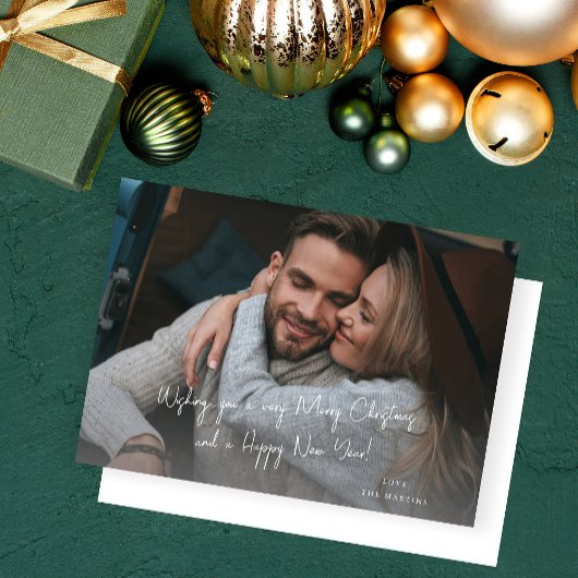 手書きのクリスマスまたはホリデーノートの写真 WH