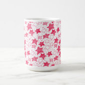 手書きのクリスマススター コーヒーマグカップ (中央)