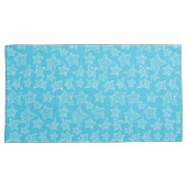 手書きのクリスマススター 枕カバー (正面右)